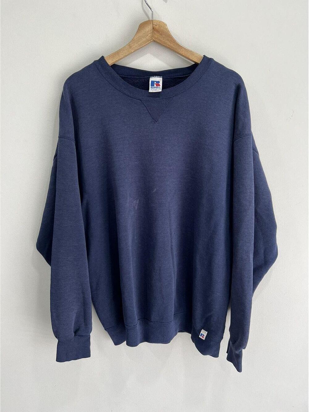 Vintage Russell Athletic Blank Sweater pullover cl